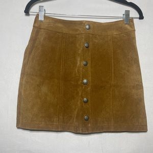 Gianni Bini Suede Skirt - Size XS
